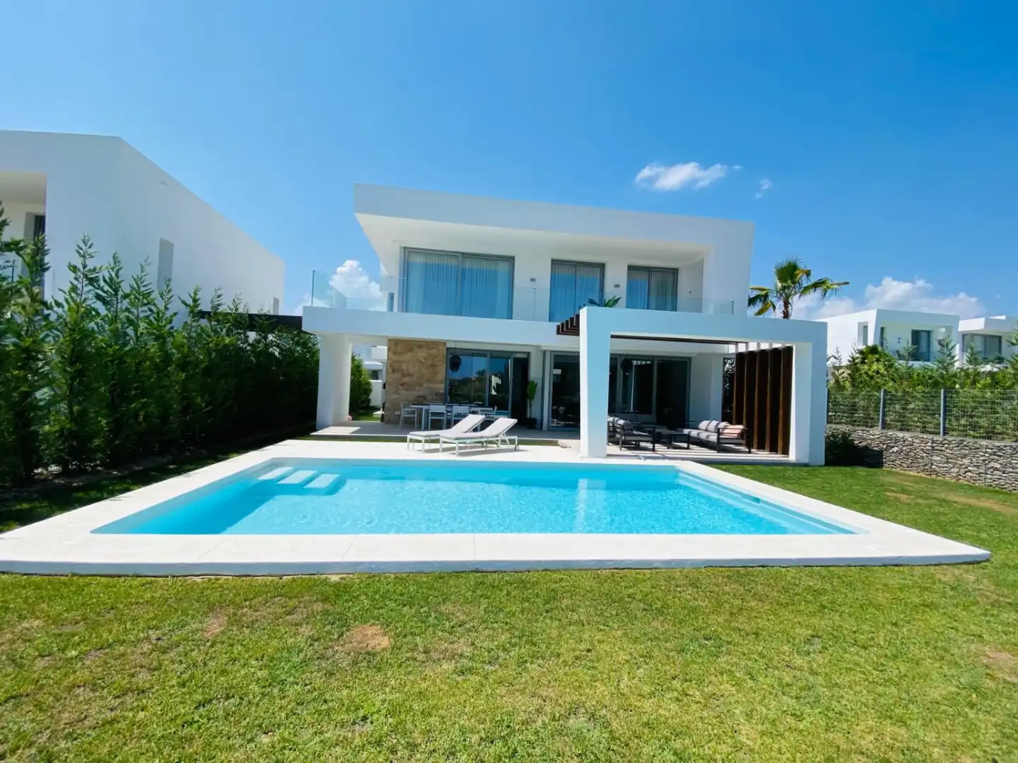 Piscina de Casa o xalet de lloguer en Marbella amb Moblat