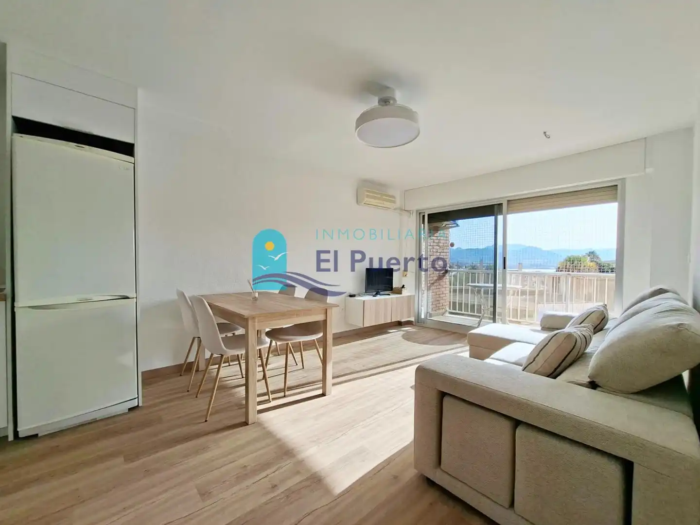 Wohnzimmer von Wohnung zum Verkauf in Mazarrón mit Klimaanlage, Heizung und Parkett