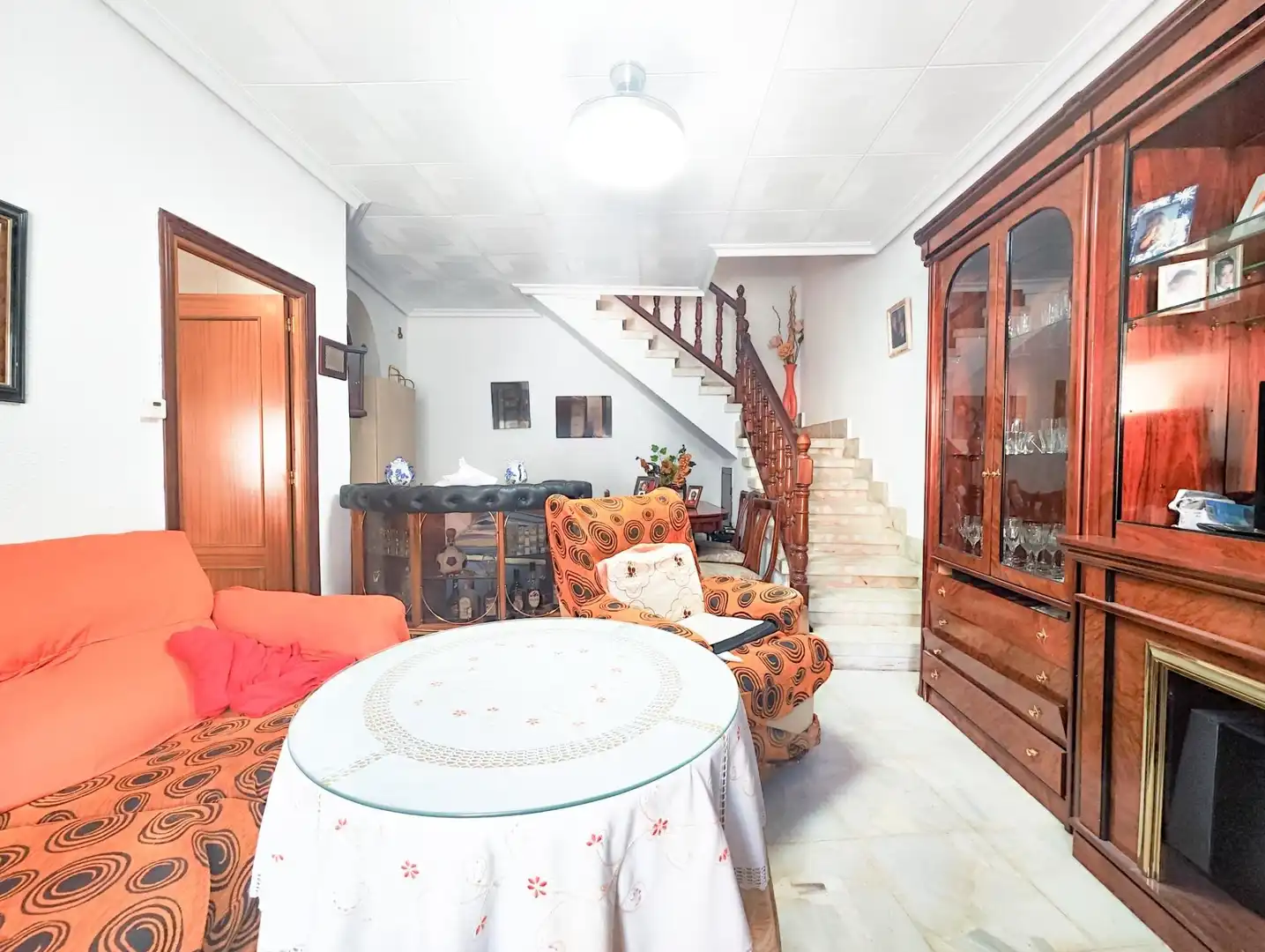 Sala d'estar de Casa o xalet en venda en Puertollano amb Aire condicionat, Calefacció i Moblat