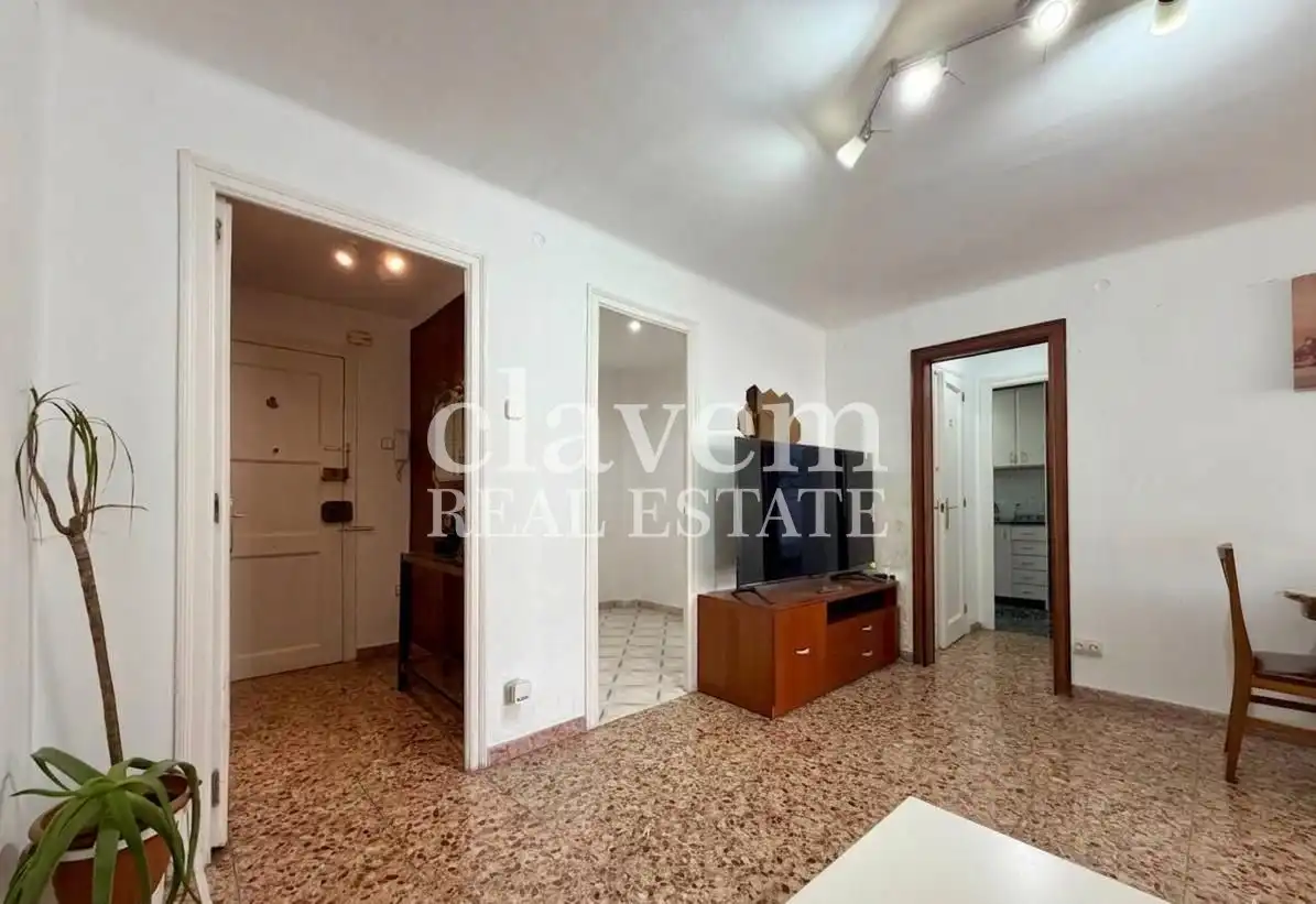 Wohnzimmer von Wohnung zum Verkauf in Barcelona mit Balkon