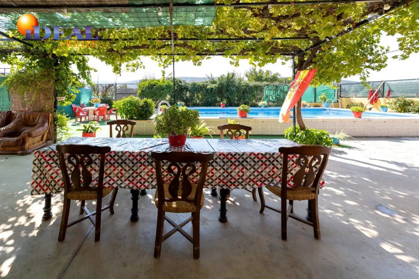 Terraza de Finca rústica en venta en Alhama de Granada con Aire acondicionado, Jardín privado y Terraza