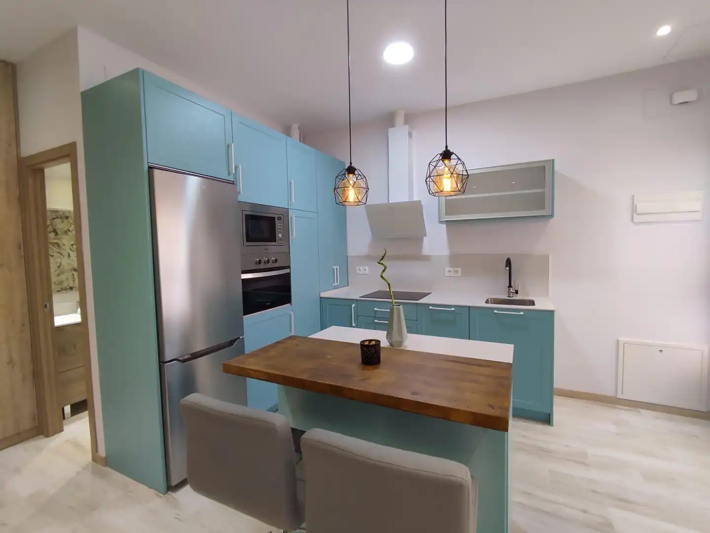 Cuina de Apartament en venda en Getafe amb Aire condicionat, Calefacció i Moblat