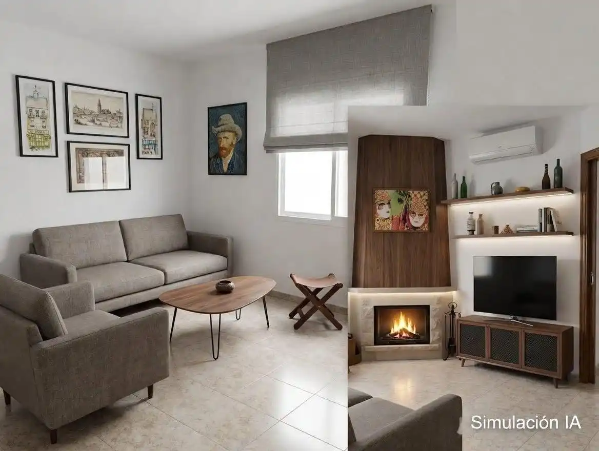 Sala de estar de Casa o chalet en venta en Málaga con Aire acondicionado, Calefacción y Jardín privado