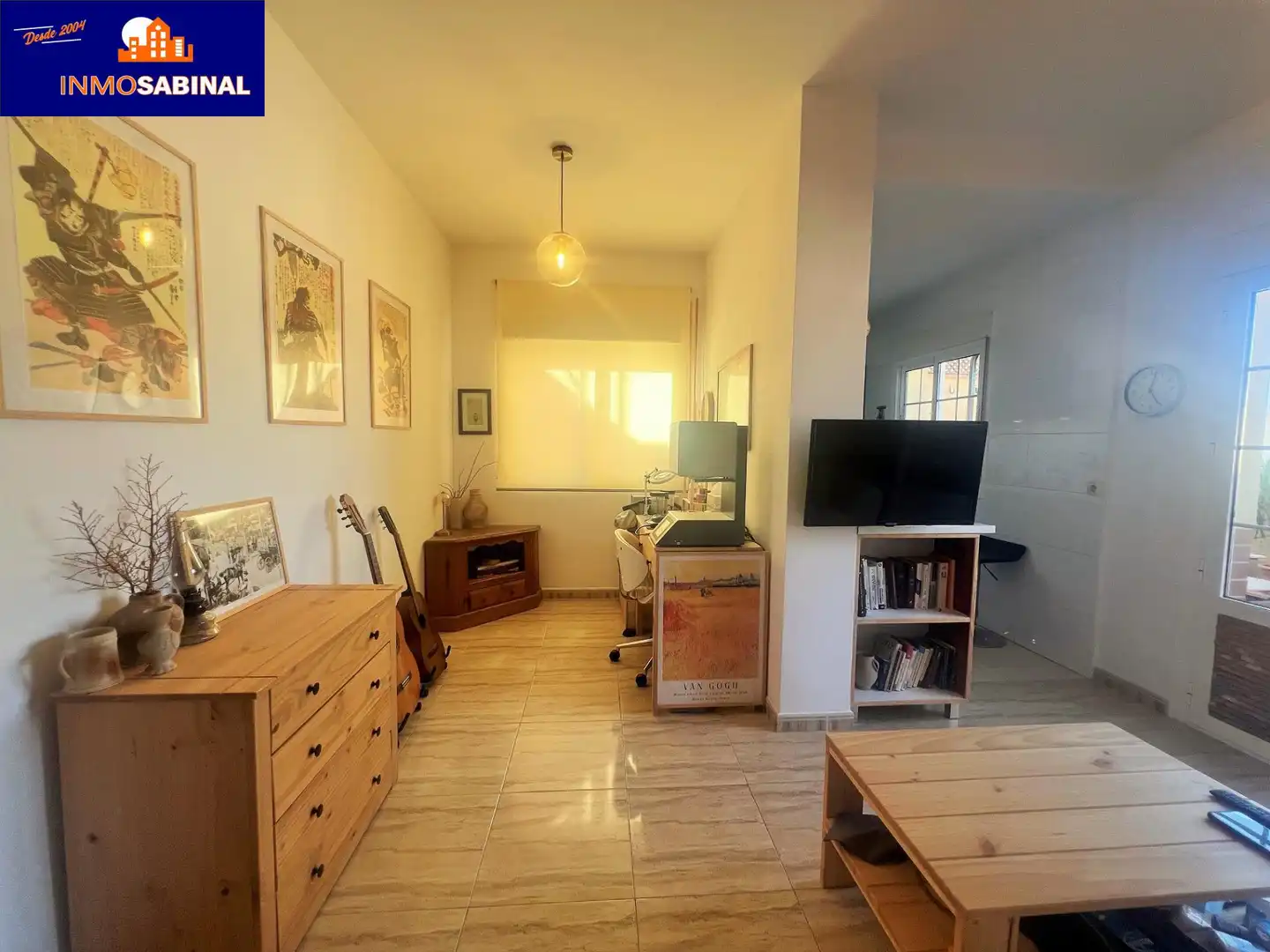Living room of Attic for sale in Roquetas de Mar ciudad