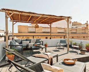 Terrace of Study to share in  Barcelona Capital  with Air Conditioner and Terrace