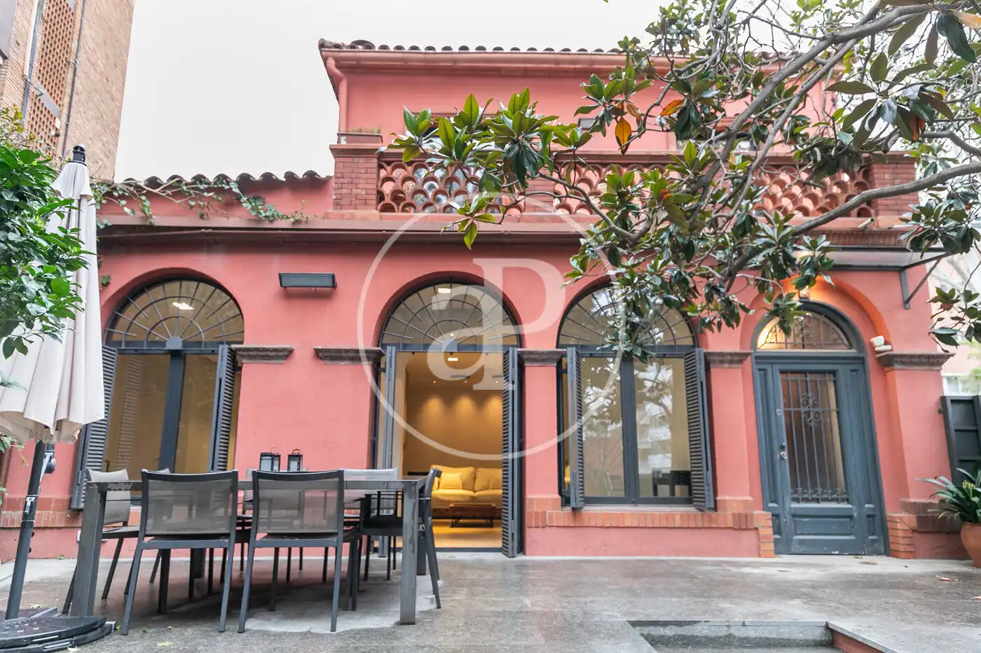 Terrasse von Wohnung zur Miete in Sarrià - Sant Gervasi