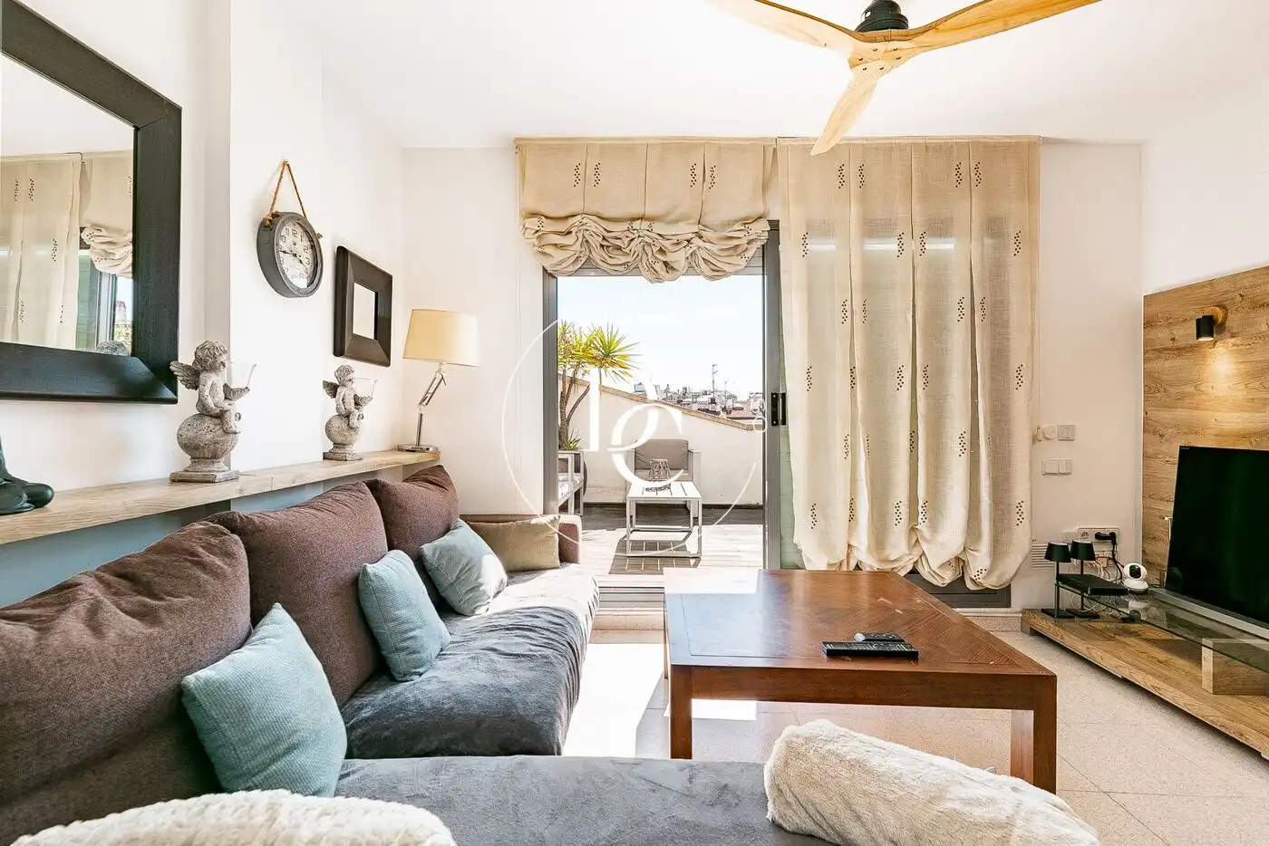 Sala d'estar de Dúplex en venda en Sitges amb Aire condicionat, Calefacció i Terrassa