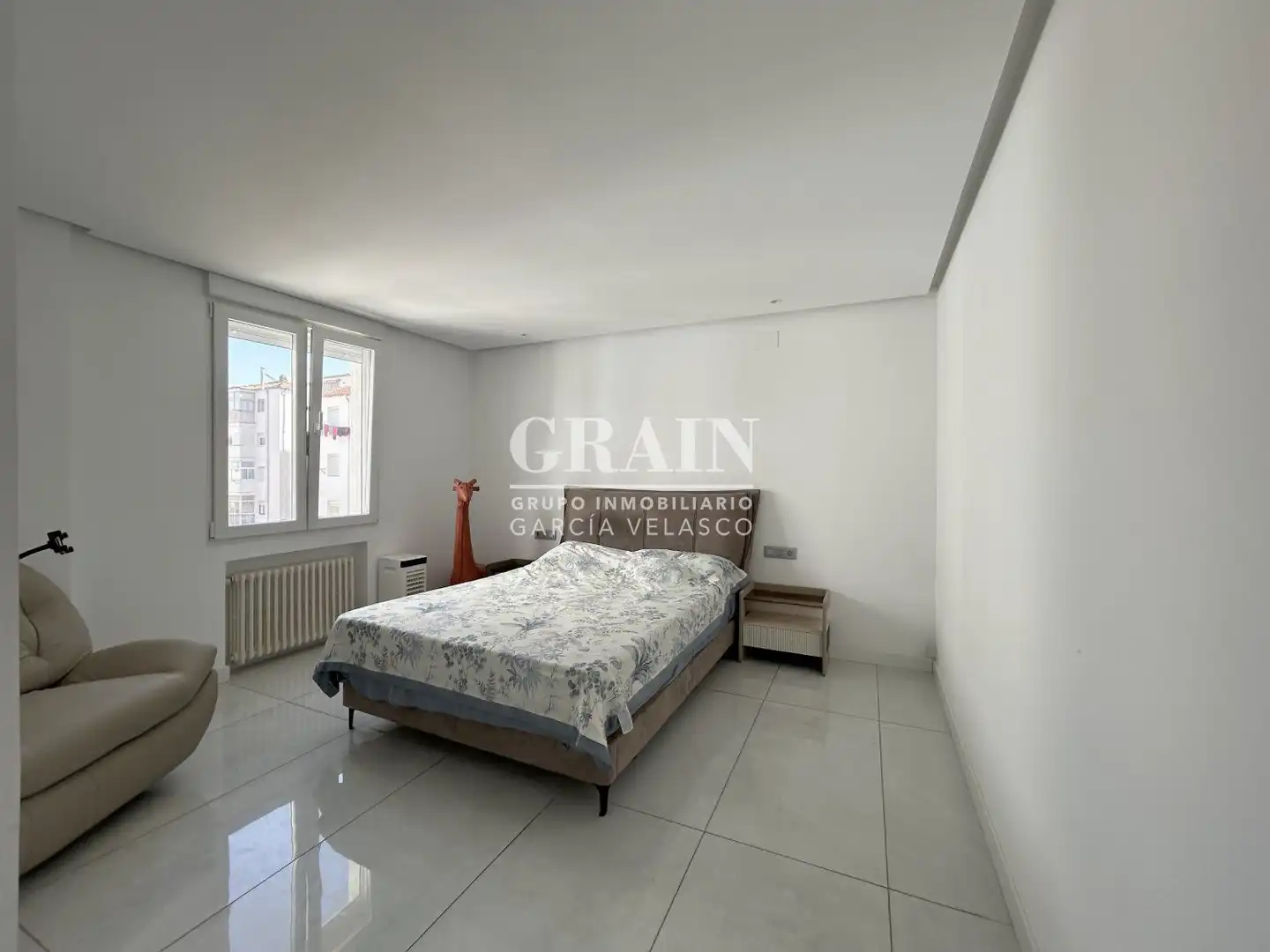 Bedroom of Flat for sale in Albacete  with Air Conditioner, Heating and Balcony