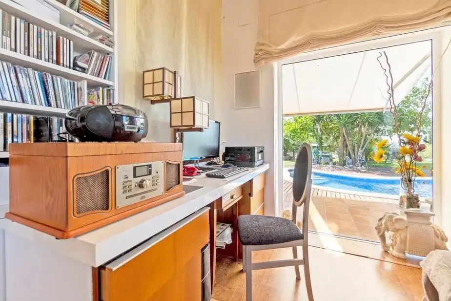 Sala d'estar de Casa o xalet de lloguer amb opció a compra en Olivella amb Aire condicionat, Calefacció i Jardí privat
