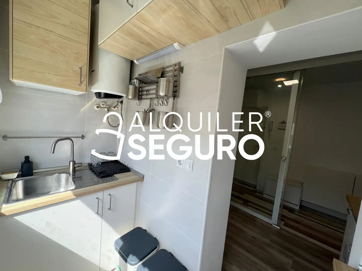 Cocina de Piso de alquiler en Madrid con Aire acondicionado, Calefacción y Amueblado