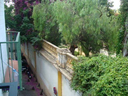 Garden of Flat to rent in  Sevilla Capital  with Air Conditioner, Furnished and Balcony