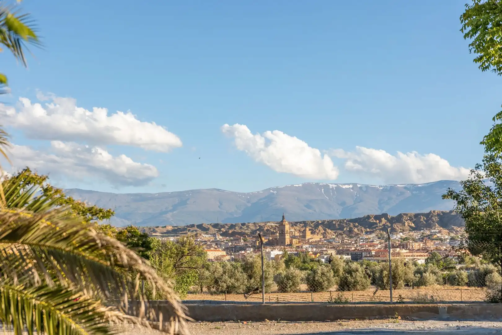 Vista exterior de Casa o xalet en venda en Guadix amb Aire condicionat, Calefacció i Jardí privat
