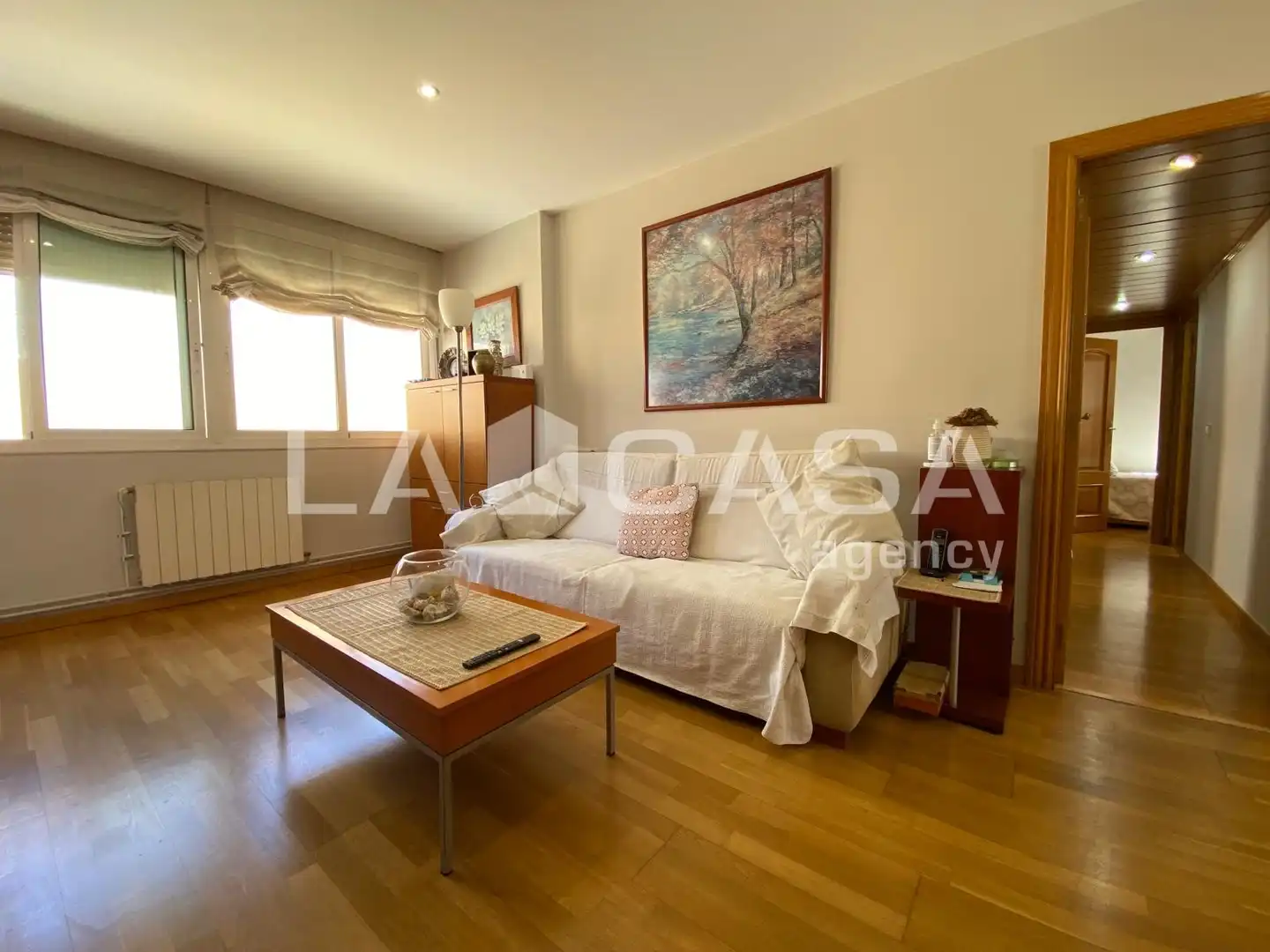 Sala de estar de Ático en venta en Santa Coloma de Gramenet con Calefacción y Terraza