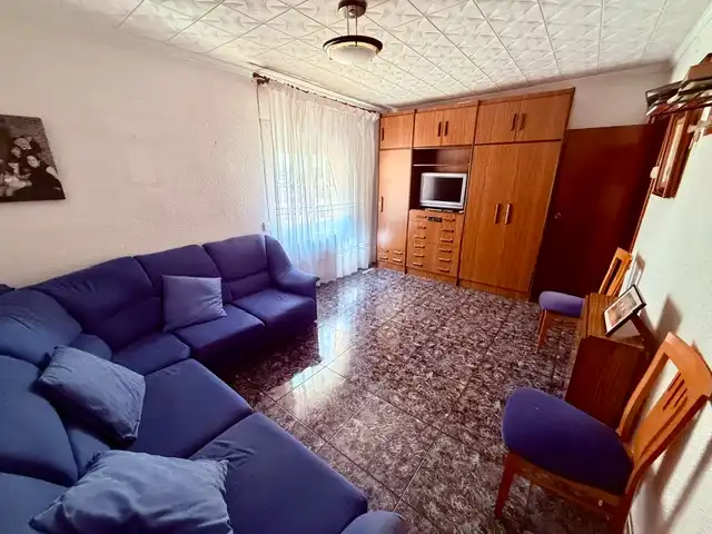 Sala de estar de Piso en venta en Barcelona con Calefacción y Trastero