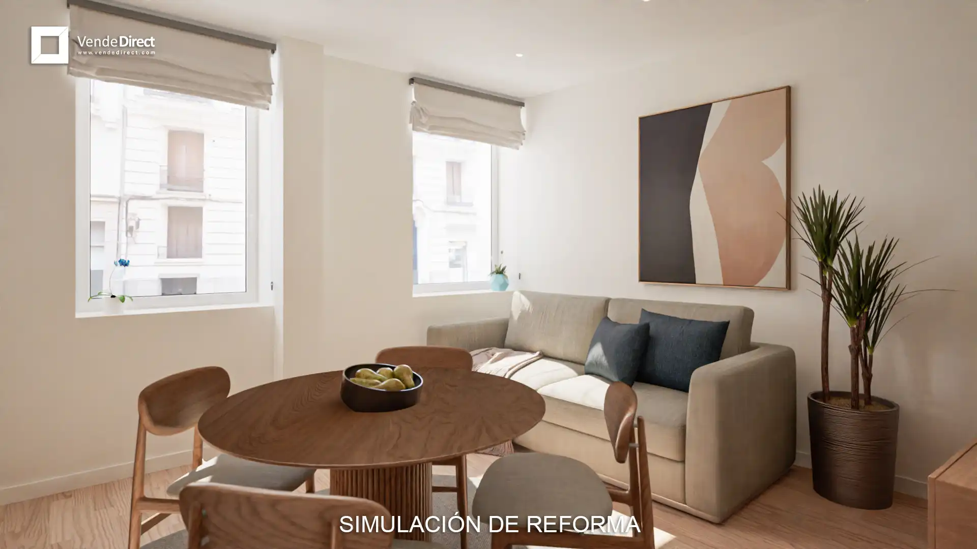 Sala de estar de Piso en venta en Madrid con Calefacción, Parquet y Horno