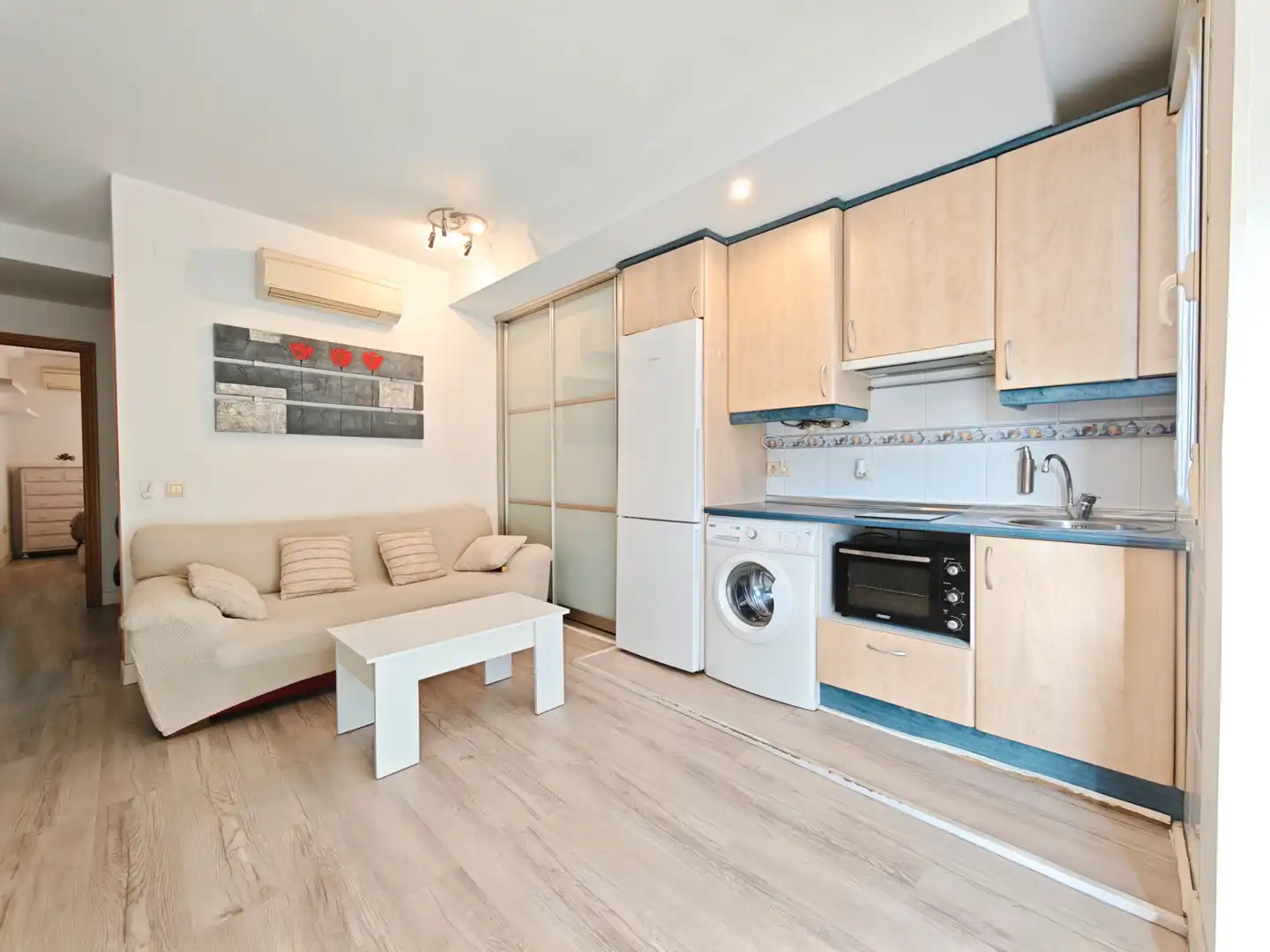 Cocina de Piso de alquiler en Madrid con Aire acondicionado, Terraza y Trastero