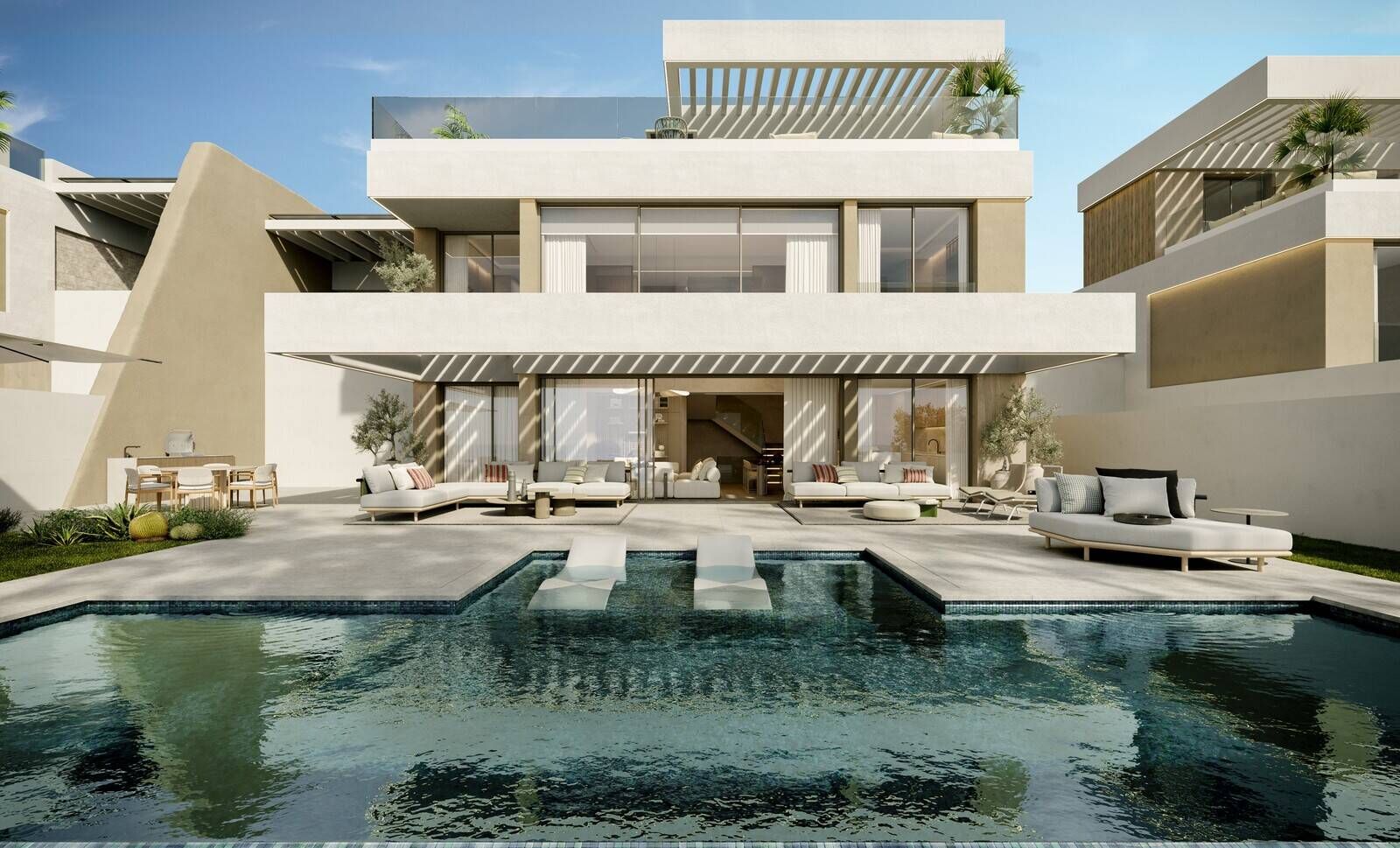 Vista exterior de Casa o xalet en venda en Almuñécar amb Aire condicionat, Jardí privat i Terrassa