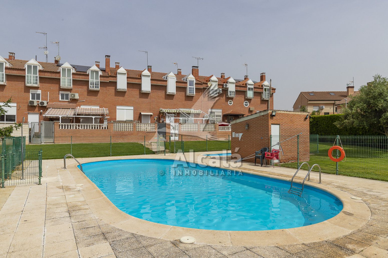 Swimming pool of Single-family semi-detached for sale in Meco  with Heating, Private garden and Swimming Pool