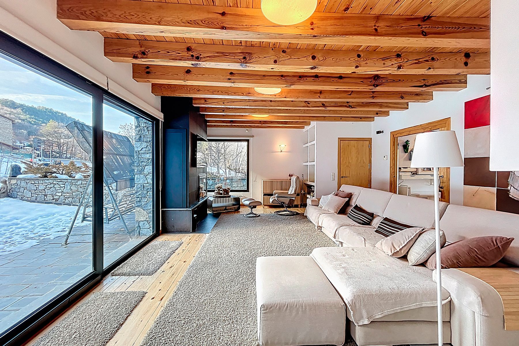 Sala de estar de Casa o chalet en venta en Ordino con Calefacción, Jardín privado y Parquet