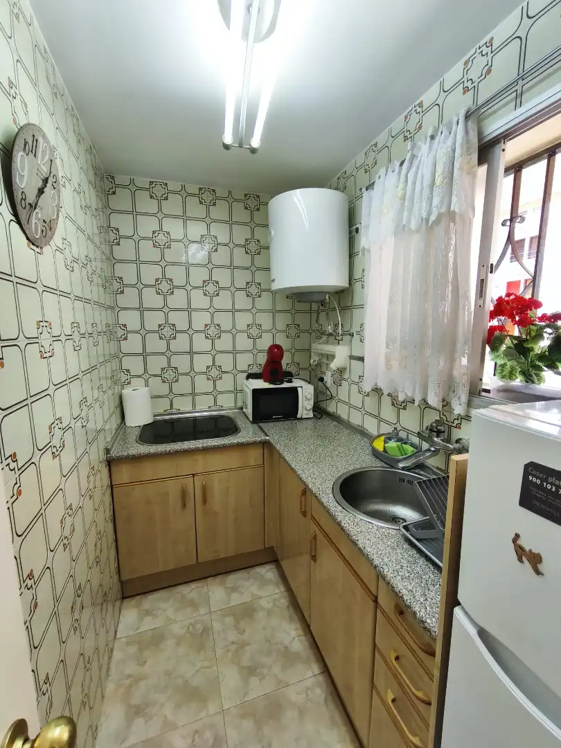 Cocina de Apartamento en venta en Salou con Aire acondicionado, Terraza y Lavadora