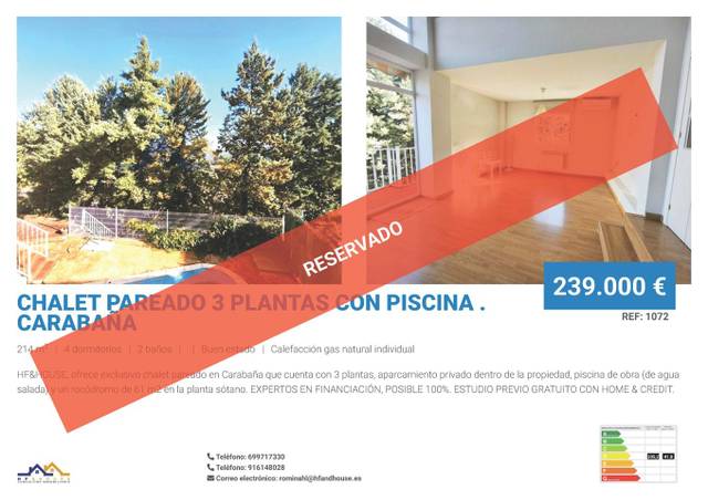 Casa adosada en Venta en Sierra De Guadarrama en Carabaña