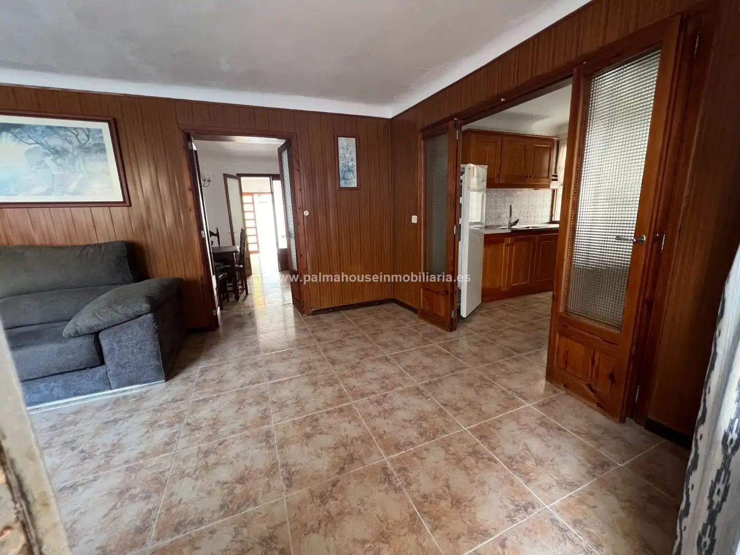 Wohnzimmer von Haus oder Chalet zur Miete in Artà mit Klimaanlage, Terrasse und Fernseher