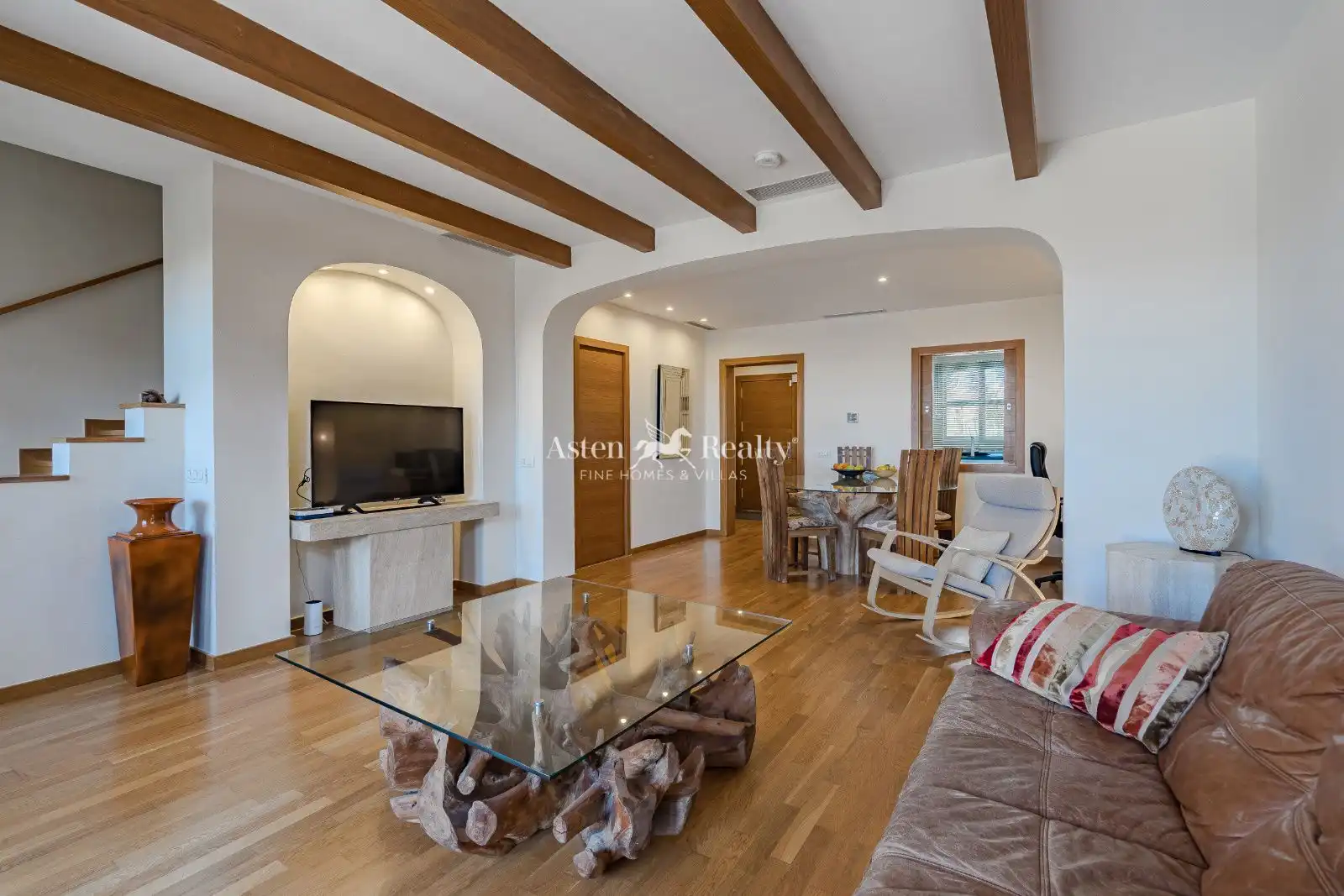 Sala d'estar de Casa adosada en venda en Golf del Sur - Amarilla Golf 