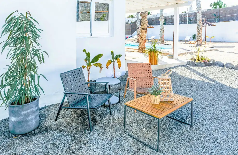 Terraza de Casa o chalet en venta en Haría con Jardín privado y Piscina
