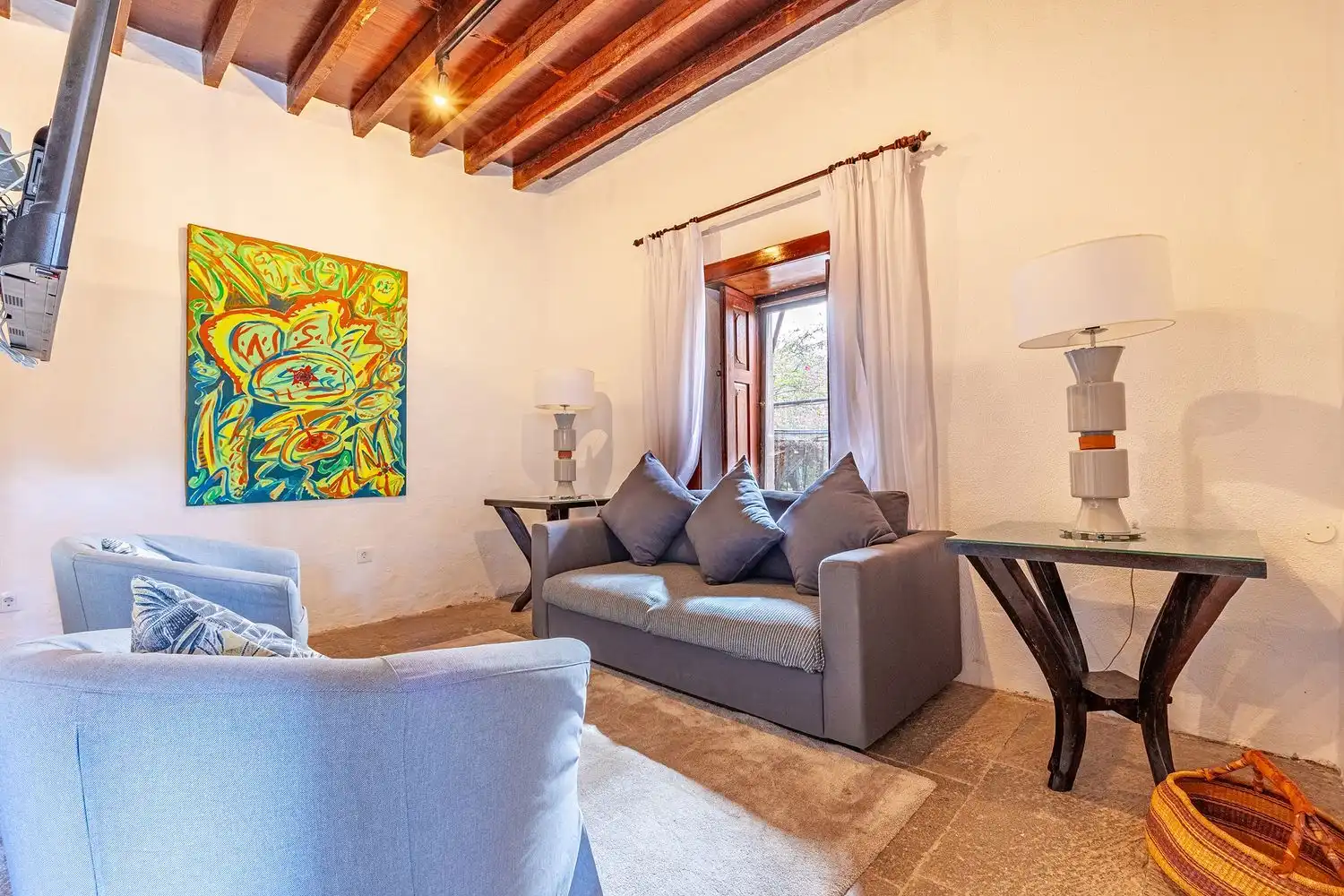 Sala de estar de Casa o chalet en venta en Telde con Jardín privado, Terraza y Piscina