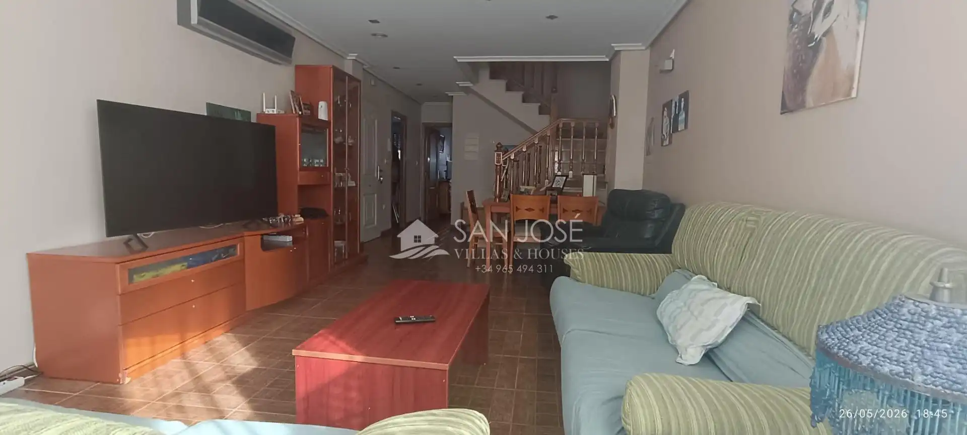 Sala d'estar de Casa o xalet en venda en Aspe amb Jardí privat i Balcó