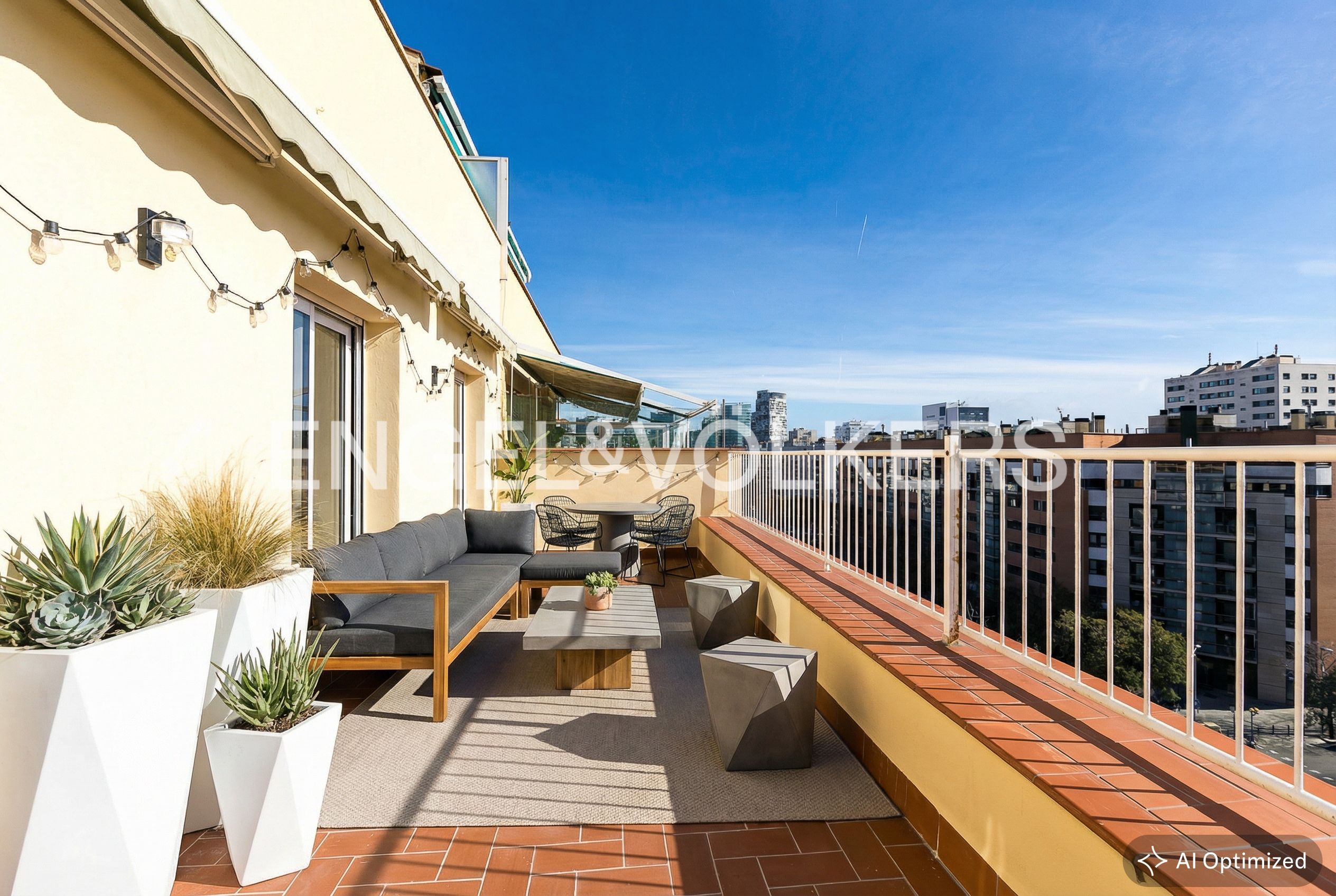 Terraza de Ático en venta en  Barcelona Capital con Aire acondicionado, Calefacción y Parquet