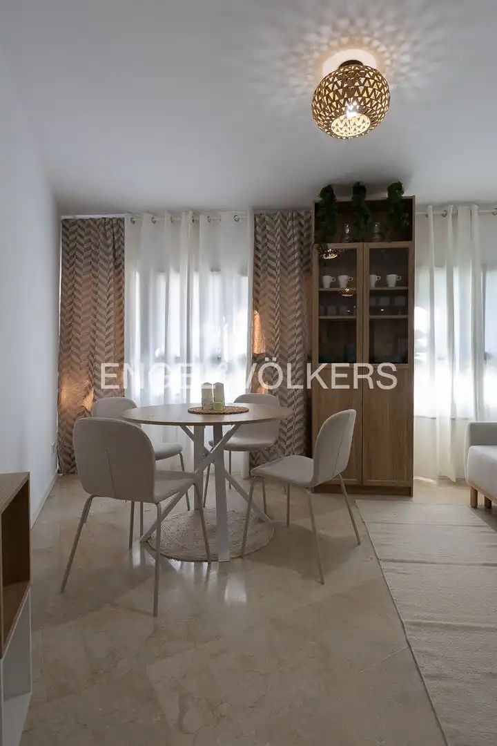 Esszimmer von Wohnung zur Miete in Valencia mit Klimaanlage, Heizung und Möbliert