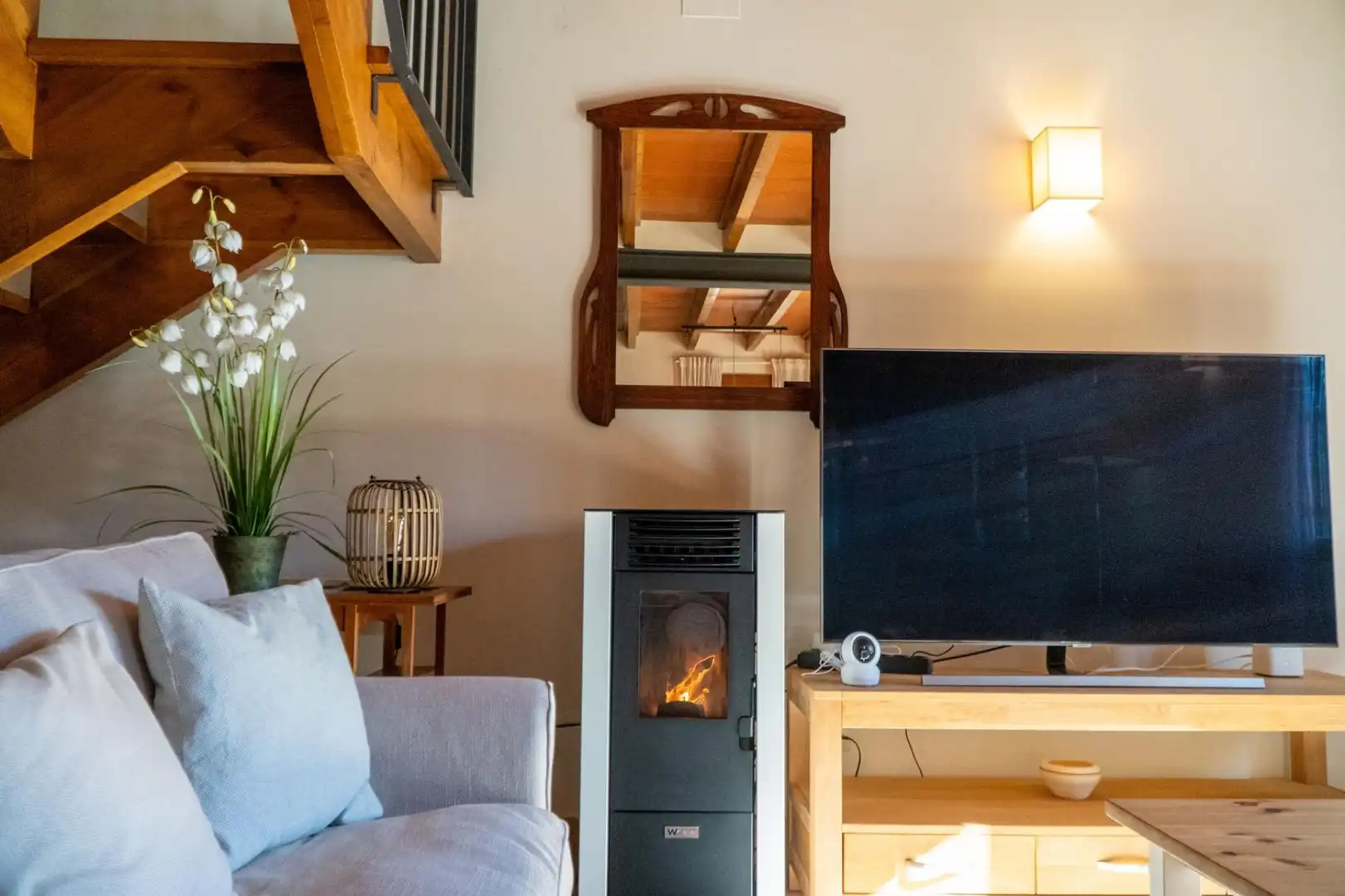 Living room of Country homes for sale in Penàguila  with Heating, Private garden and Terrace
