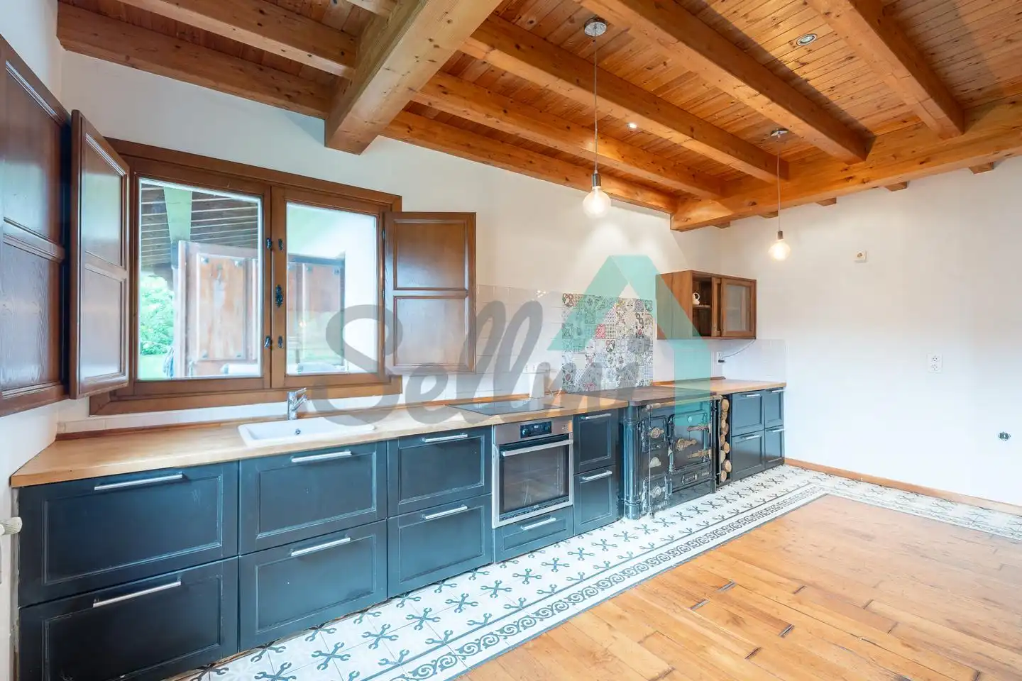 Cocina de Casa o chalet en venta en Villaviciosa con Calefacción, Jardín privado y Parquet