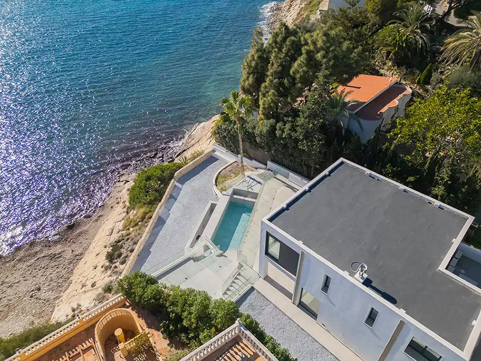 Swimming pool of Houses for sale in El Campello  with Air Conditioner, Heating and Private garden