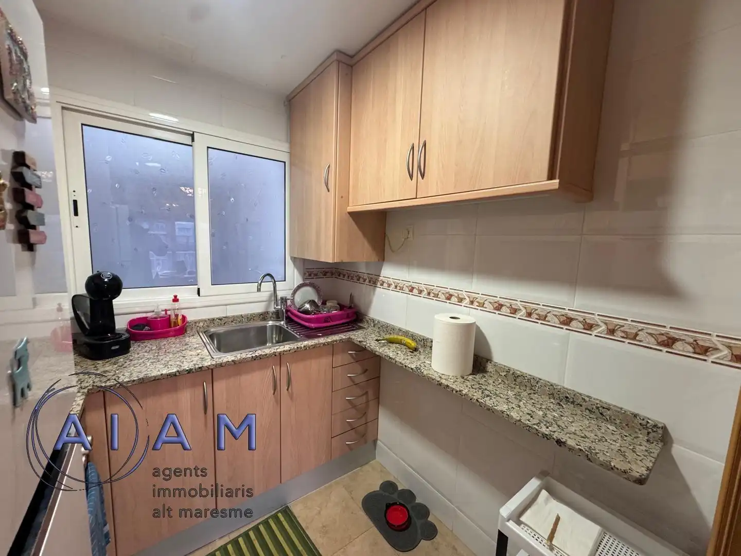 Kitchen of Flat for sale in Pineda de Mar  with Air Conditioner, Heating and Parquet flooring