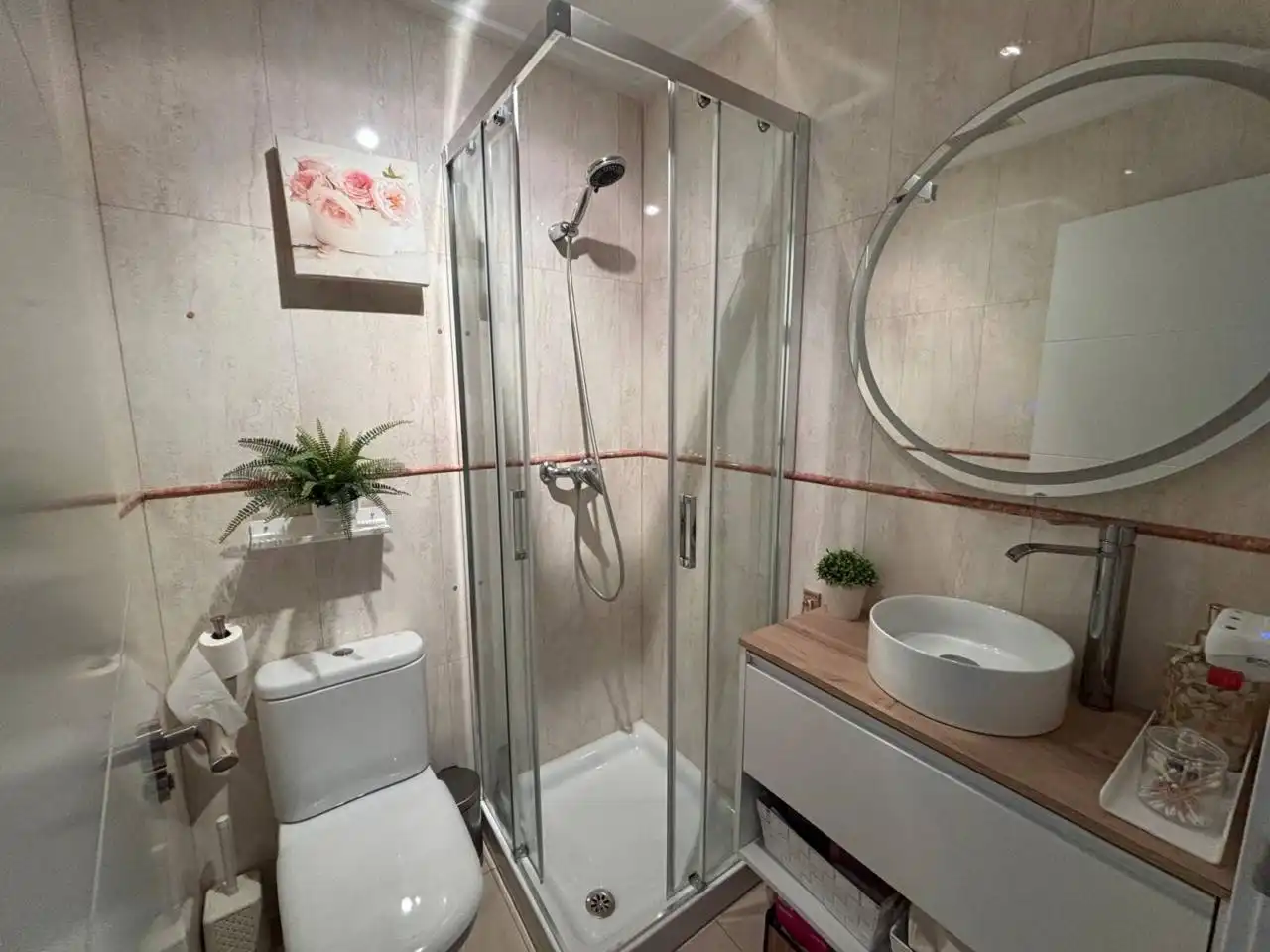 Badezimmer von Wohnung zum Verkauf in Archena mit Klimaanlage, Terrasse und Abstellraum