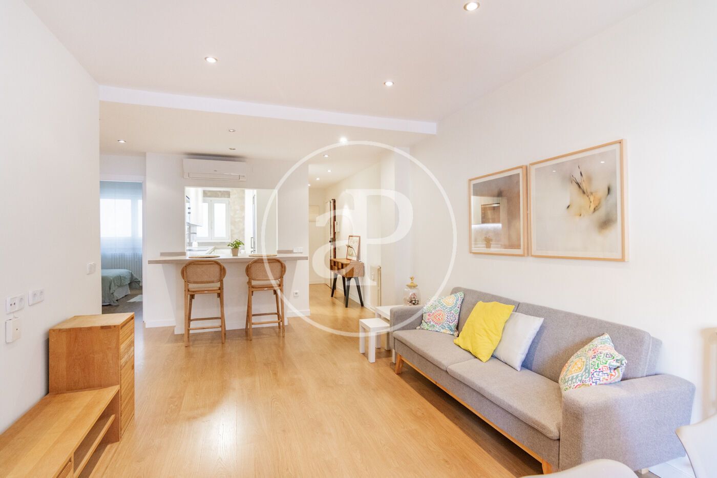 Vista exterior de Piso en venta en  Madrid Capital con Aire acondicionado, Calefacción y Trastero