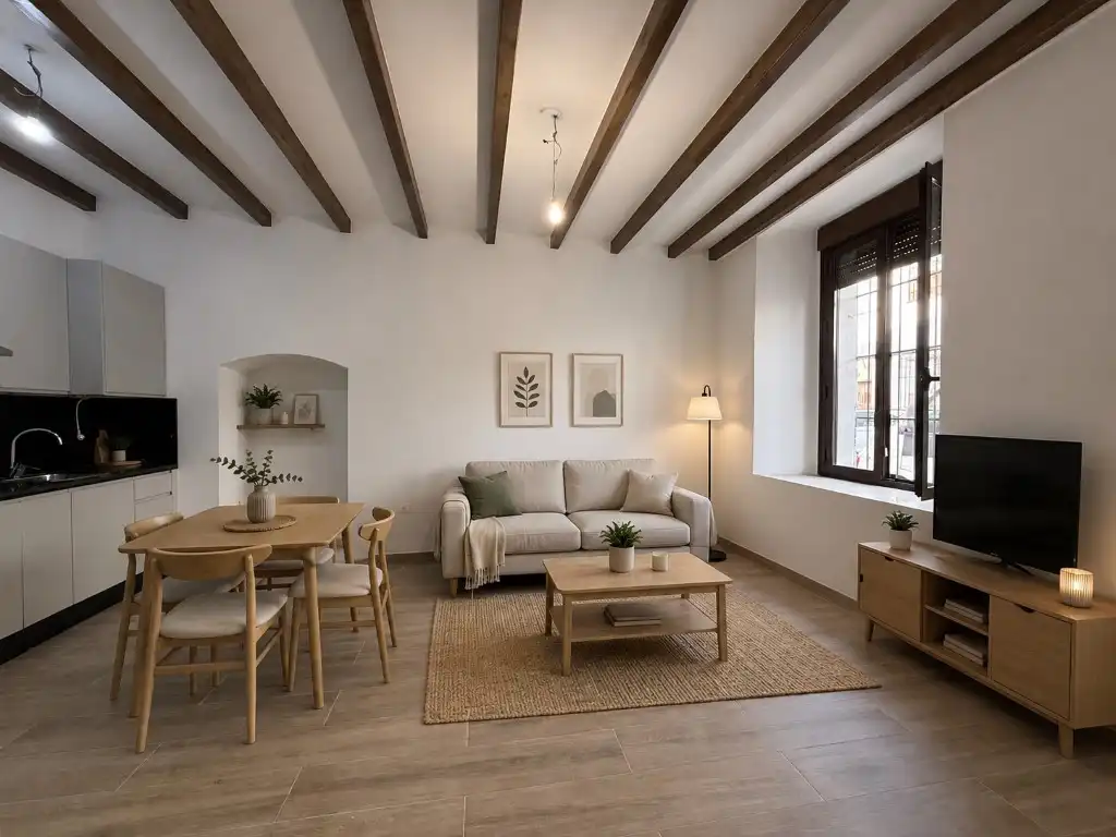 Living room of Flat for rent in Córdoba  with Furnished