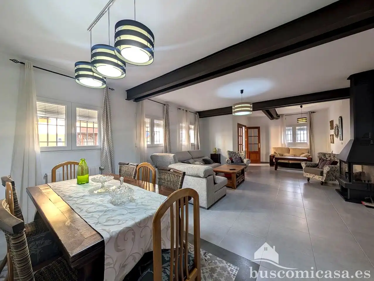 Sala de estar de Casa o chalet en venta en Linares con Calefacción, Terraza y Trastero