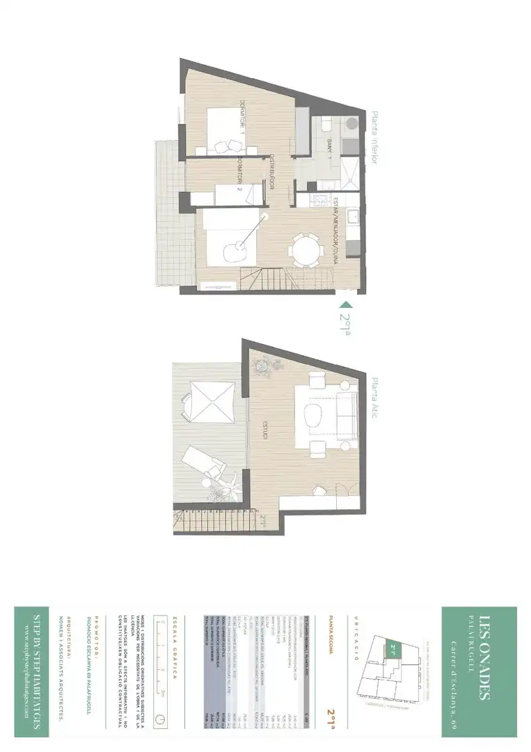 Penthouse mit Aufzug zum Verkauf in Esclanyà 69, imagen 2
