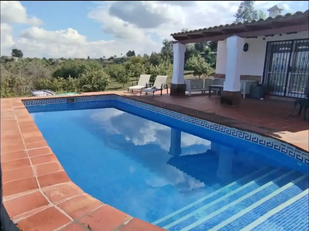 Schwimmbecken von Country house zur Miete in Coín mit Privatgarten, Schwimmbad und Möbliert