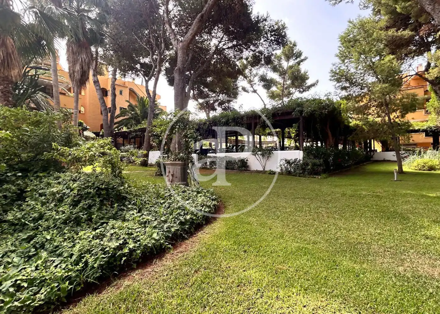 Garten von Dachboden zur Miete in Calvià mit Klimaanlage, Heizung und Privatgarten