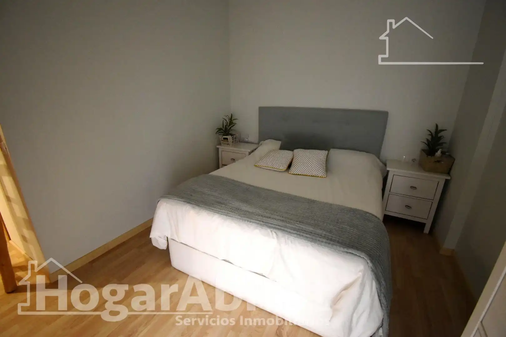 Schlafzimmer von Wohnung zum Verkauf in Burriana / Borriana mit Parkett, Möbliert und Balkon