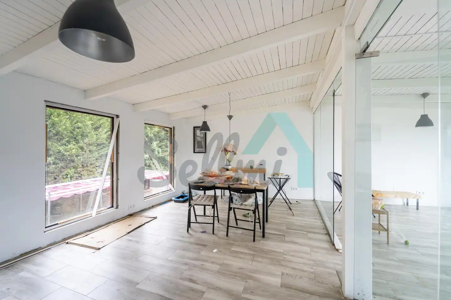 Comedor de Casa o chalet en venta en Oviedo  con Calefacción, Jardín privado y Parquet