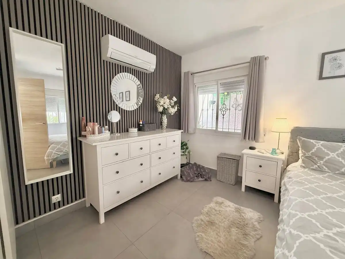 Bedroom of Detached homes for sale in Benalmádena  with Air Conditioner, Heating and Private garden