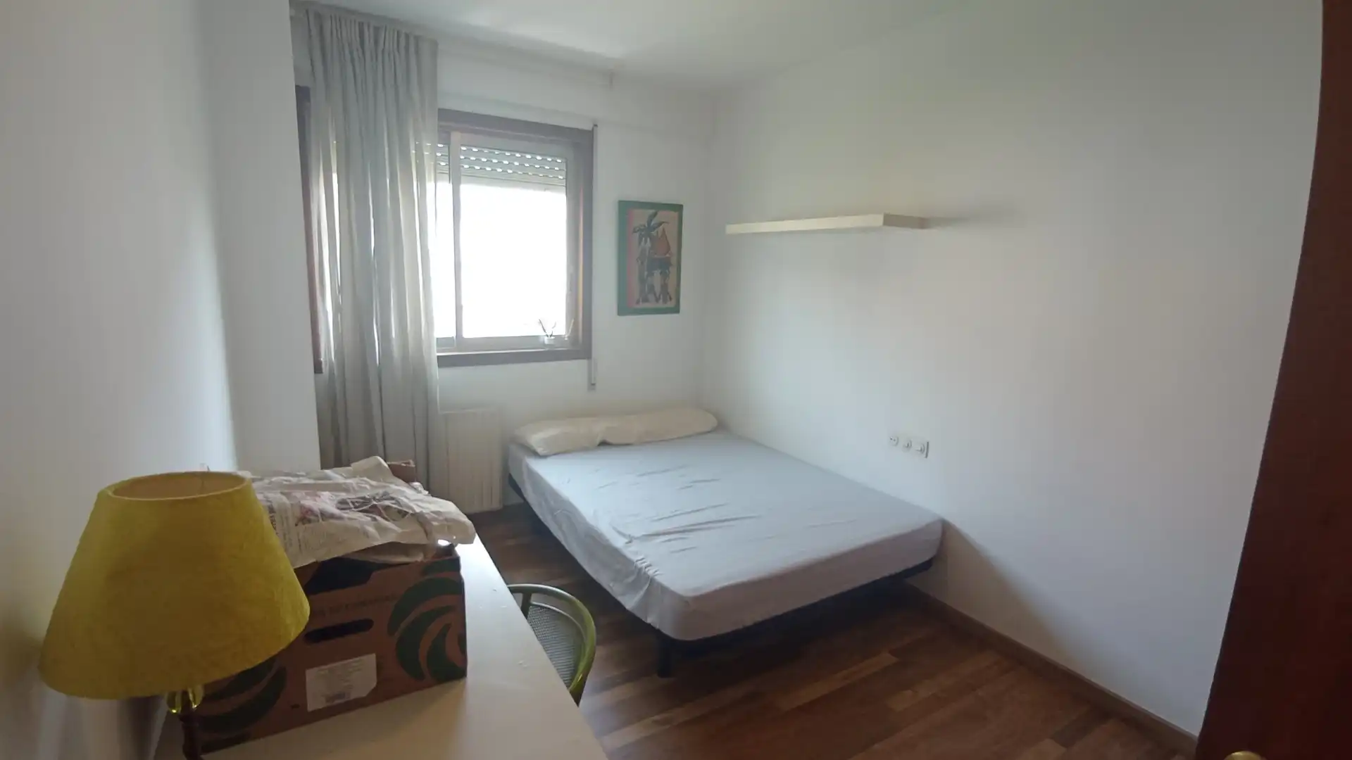 Bedroom of Flat for rent in Pontevedra Capital   with Heating, Furnished and Oven