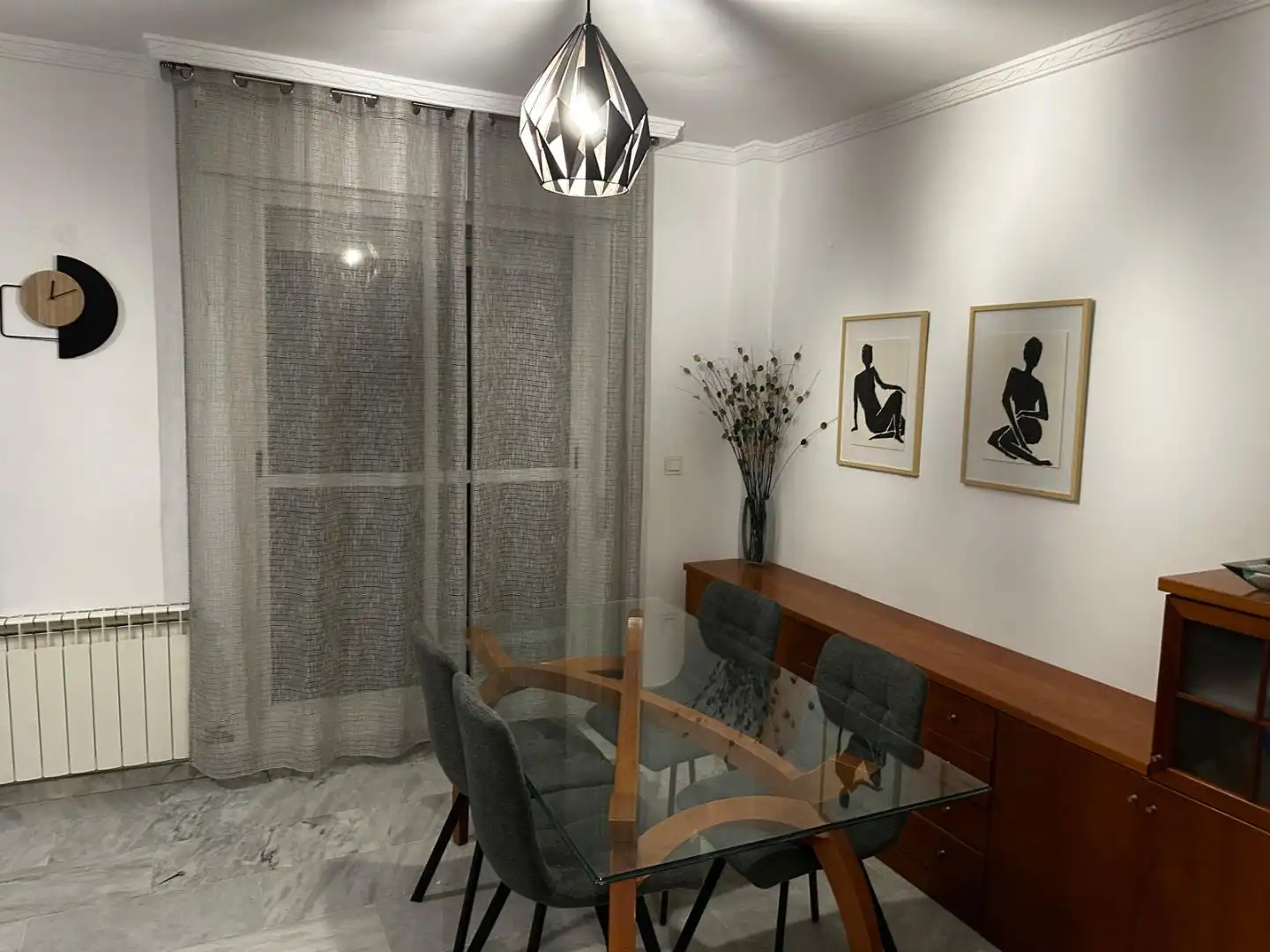Dining room of Flat for rent in Granada  with Air Conditioner, Heating and Terrace