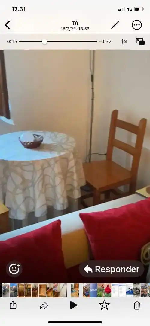 Menjador de Pis de lloguer en Camaleño amb Jardí privat, Parquet i Moblat