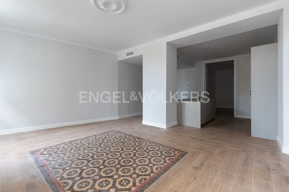 Wohnzimmer von Wohnung zum Verkauf in Valencia mit Klimaanlage, Heizung und Balkon
